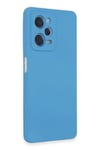 Mey İthalat®   Redmi Note 12 Pro 5G Kılıf Nano içi Kadife Silikon - Mavi