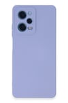 Mey İthalat®   Redmi Note 12 Pro 5G Kılıf Nano içi Kadife Silikon - Lila