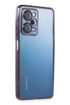 Mey İthalat®   Redmi Note 12 Pro 5G Kılıf  Lensli Silikon - Mor