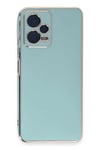 Mey İthalat®   Redmi Note 12 Pro 5G Kılıf Volet Silikon - Açık Yeşil