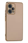 Mey İthalat®   Redmi Note 12 Pro Plus Kılıf Volet Silikon - Pembe