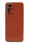 Mey İthalat®   Redmi Note 12S Kılıf Volet Silikon - Kırmızı