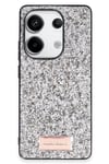 Mey İthalat®   Redmi Note 13 Pro 4G Bright Simli Kapak - Gümüş