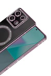 Mey İthalat®   Redmi Note 13 Pro 4G Joke Simli Magneticsafe Kılıf - Pembe