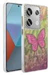 Mey İthalat®   Redmi Note 13 Pro 4G Kılıf Blade Aynalı Desenli Kapak - Desen 5
