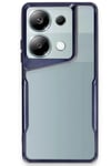 Mey İthalat®   Redmi Note 13 Pro 4G Kılıf Boyi Silikon Kapak - Lacivert