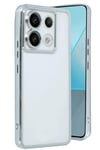Mey İthalat®   Redmi Note 13 Pro 4G Kılıf  Lensli Silikon - Gümüş
