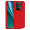 Mey İthalat®   Redmi Note 13 Pro 4G Kılıf First Silikon - Kırmızı