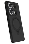 Mey İthalat®   Redmi Note 13 Pro 4G Regal Magsafe Standlı Kapak - Siyah