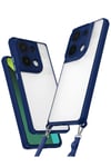 Mey İthalat®   Redmi Note 13 Pro 5G Kılıf Penta Silikon Kılıf - Lacivert