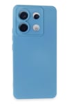 Mey İthalat®   Redmi Note 13 Pro 5G Kılıf Nano içi Kadife Silikon - Mavi
