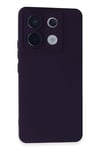 Mey İthalat®   Redmi Note 13 Pro 5G Kılıf Nano içi Kadife Silikon - Mor