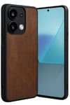 Mey İthalat®   Redmi Note 13 Pro 5G Kılıf Aras Deri Kapak - Taba