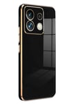Mey İthalat®   Redmi Note 13 Pro 5G Kılıf Volet Silikon - Siyah
