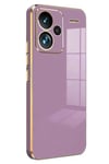 Mey İthalat®   Redmi Note 13 Pro Plus Kılıf Volet Silikon - Mor
