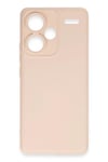 Mey İthalat®   Redmi Note 13 Pro Plus Kılıf Nano içi Kadife Silikon - Pudra