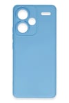 Mey İthalat®   Redmi Note 13 Pro Plus Kılıf Nano içi Kadife Silikon - Mavi