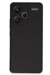 Mey İthalat®   Redmi Note 13 Pro Plus Kılıf Nano içi Kadife Silikon - Siyah