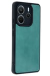 Mey İthalat®   Redmi Note 14 4G Kılıf Aras Deri Kapak - Açık Yeşil