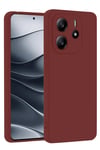 Mey İthalat®   Redmi Note 14 4G Kılıf First Silikon - Bordo