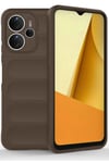 Mey İthalat®   Redmi Note 14 4G Kılıf Optimum Silikon - Kahverengi