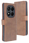 Mey İthalat®   Redmi Note 14 4G Kılıf Trend S Plus Kapaklı Kılıf - Taba