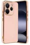 Mey İthalat®   Redmi Note 14 4G Kılıf Volet Silikon - Pembe