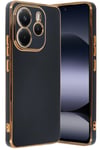 Mey İthalat®   Redmi Note 14 4G Kılıf Volet Silikon - Siyah