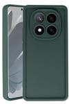 Mey İthalat®   Redmi Note 14 Pro 4G Kılıf Viera Silikon - Koyu Yeşil