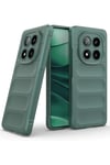 Mey İthalat®   Redmi Note 14 Pro 4G Kılıf Optimum Silikon - Koyu Yeşil