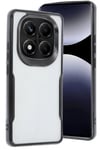 Mey İthalat®   Redmi Note 14 Pro 4G Kılıf Boyi Silikon Kapak - Siyah