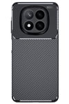 Mey İthalat®   Redmi Note 14 Pro 4G Kılıf Auto Focus Karbon Kapak - Siyah