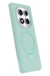 Mey İthalat®   Redmi Note 14 Pro 4G Regal Magsafe Standlı Kapak - Su Yeşili