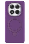 Mey İthalat®   Redmi Note 14 Pro 4G Regal Magsafe Standlı Kapak - Derin Mor
