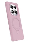 Mey İthalat®   Redmi Note 14 Pro 4G Regal Magsafe Standlı Kapak - Açık Pembe