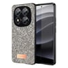 Mey İthalat®   Redmi Note 14 Pro 5G Bright Simli Kapak - Gold