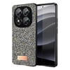 Mey İthalat®   Redmi Note 14 Pro 5G Bright Simli Kapak - Gümüş