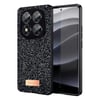 Mey İthalat®   Redmi Note 14 Pro 5G Bright Simli Kapak - Siyah