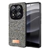 Mey İthalat®   Redmi Note 14 Pro 5G Bright Simli Kapak - Gümüş
