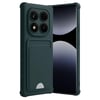 Mey İthalat®   Redmi Note 14 Pro 5G Kelvin Kartvizitli Silikon - Koyu Yeşil