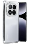 Mey İthalat®   Redmi Note 14 Pro 5G Kılıf  Lensli Silikon - Gümüş