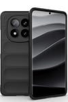 Mey İthalat®   Redmi Note 14 Pro 5G Kılıf Optimum Silikon - Siyah