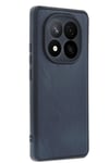 Mey İthalat®   Redmi Note 14 Pro 5G Kılıf Aras Deri Kapak - Lacivert