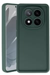 Mey İthalat®   Redmi Note 14 Pro 5G Kılıf Viera Silikon - Koyu Yeşil