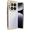 Mey İthalat®   Redmi Note 14 Pro 5G Kılıf  Lensli Silikon - Gold