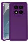 Mey İthalat®   Redmi Note 14 Pro 5G Kılıf Viera Silikon - Mürdüm
