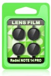 Mey İthalat®   Redmi Note 14 Pro 5G Raze Metal Kamera Lens - Siyah