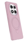 Mey İthalat®   Redmi Note 14 Pro 5G Regal Magsafe Standlı Kapak - Açık Pembe