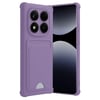 Mey İthalat®   Redmi Note 14 Pro Plus Kelvin Kartvizitli Silikon - Bordo