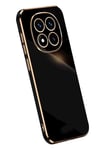 Mey İthalat®   Redmi Note 14 Pro Plus Kılıf Volet Silikon - Siyah